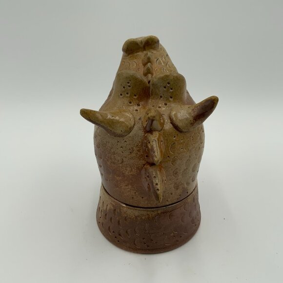 RARE Japanese Makers Marked Ceramic Dragon Incense Burner 2 Pcs - Picture 7 of 12